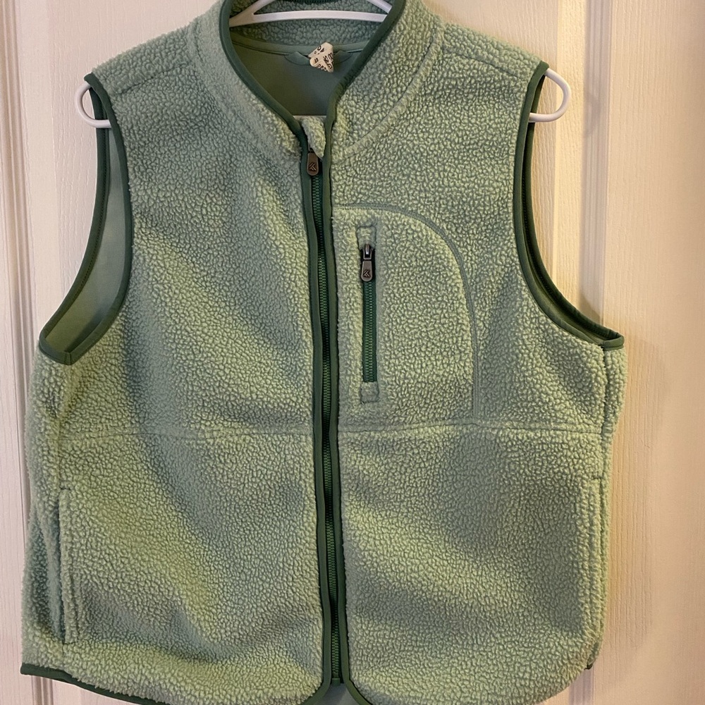 Green Fleece Vest